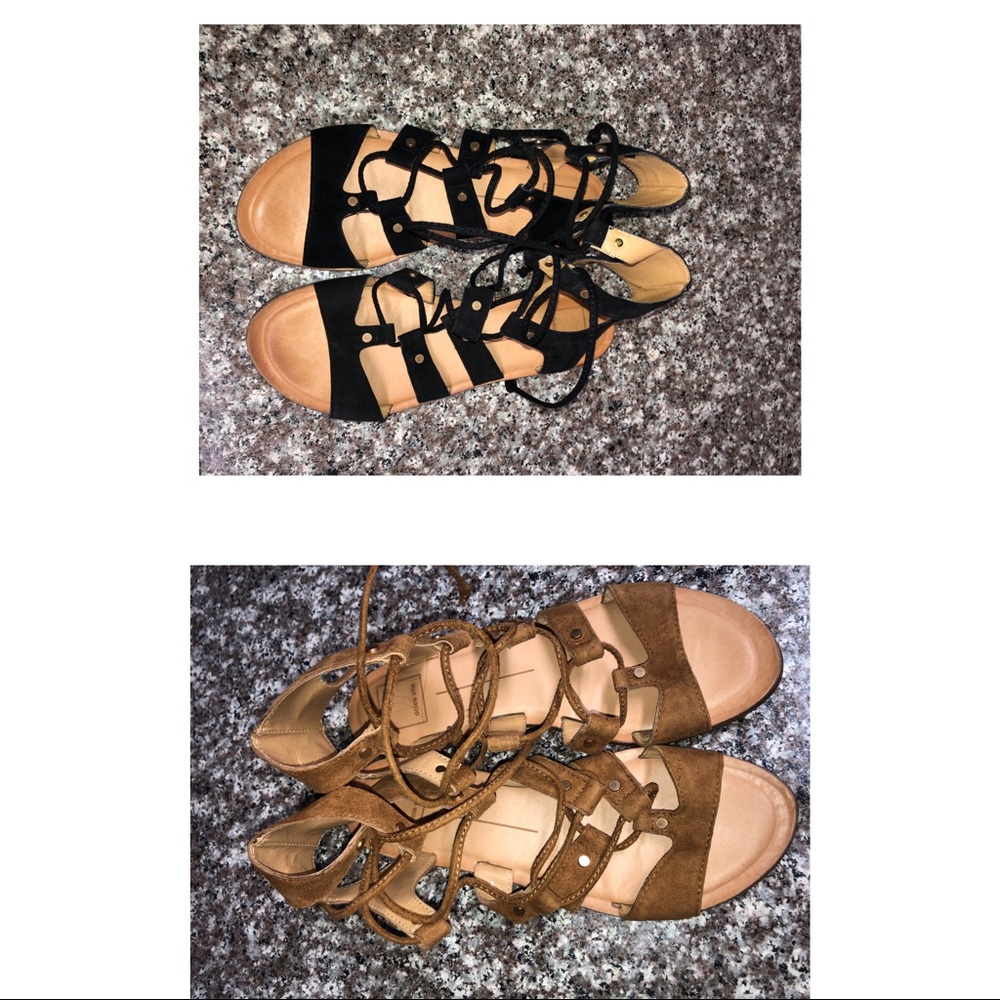 2 pairs of sandals